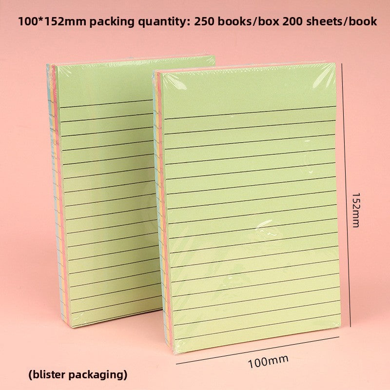 Color Horizontal Line Sticky Notes