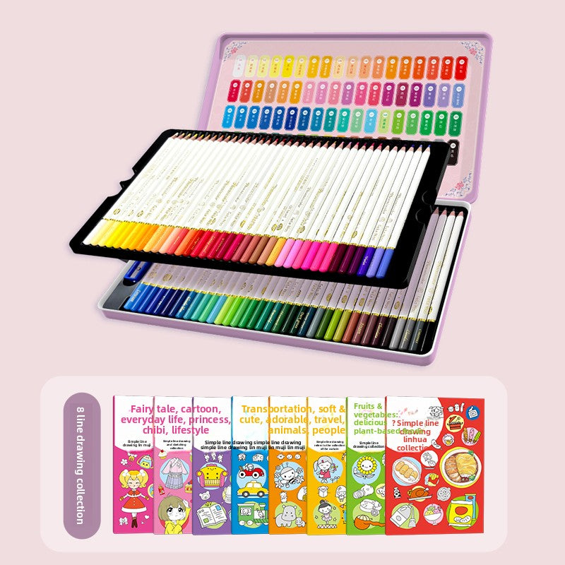 Professional Oil-Based Colored Pencils Set for Drawing