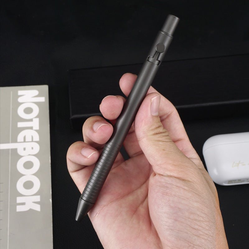 Titanium Alloy Bolt Action Signature Pen