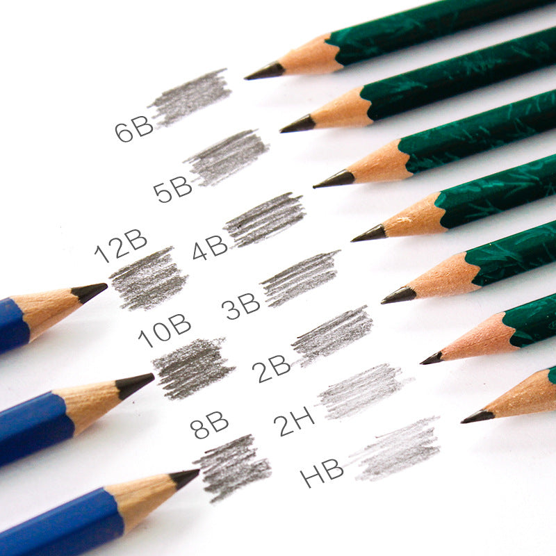 Hexagonal Wooden Pencils for Writing and Sketching