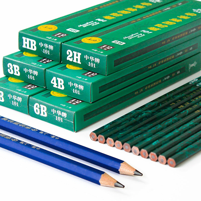 Hexagonal Wooden Pencils for Writing and Sketching