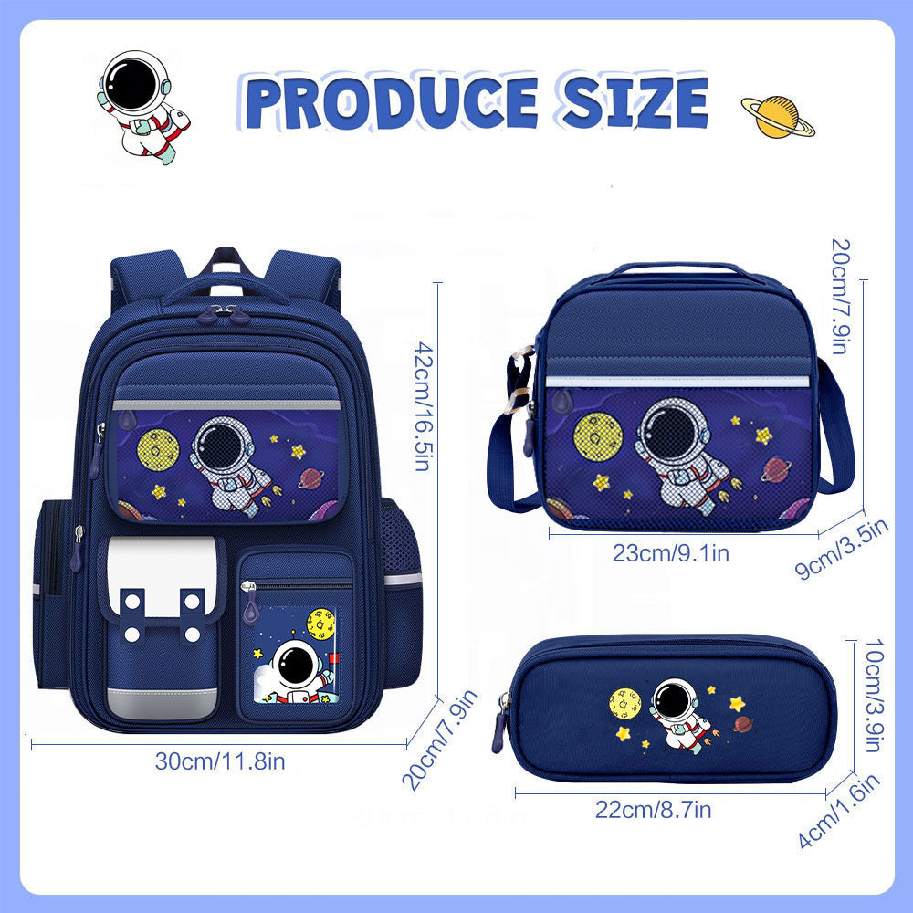 Astronaut Themed School Backpack Set