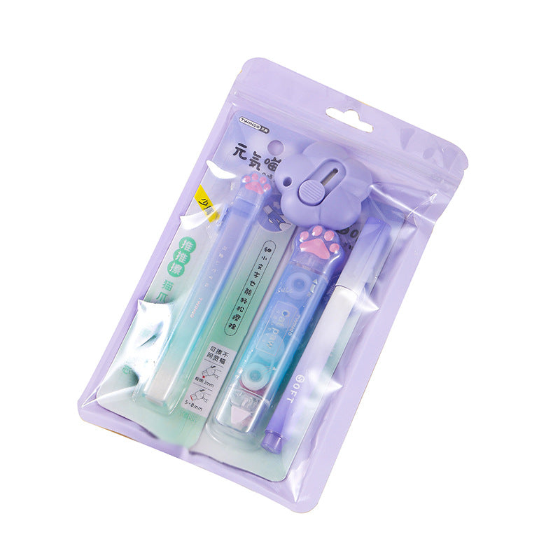 Gradient Color Student Stationery Set
