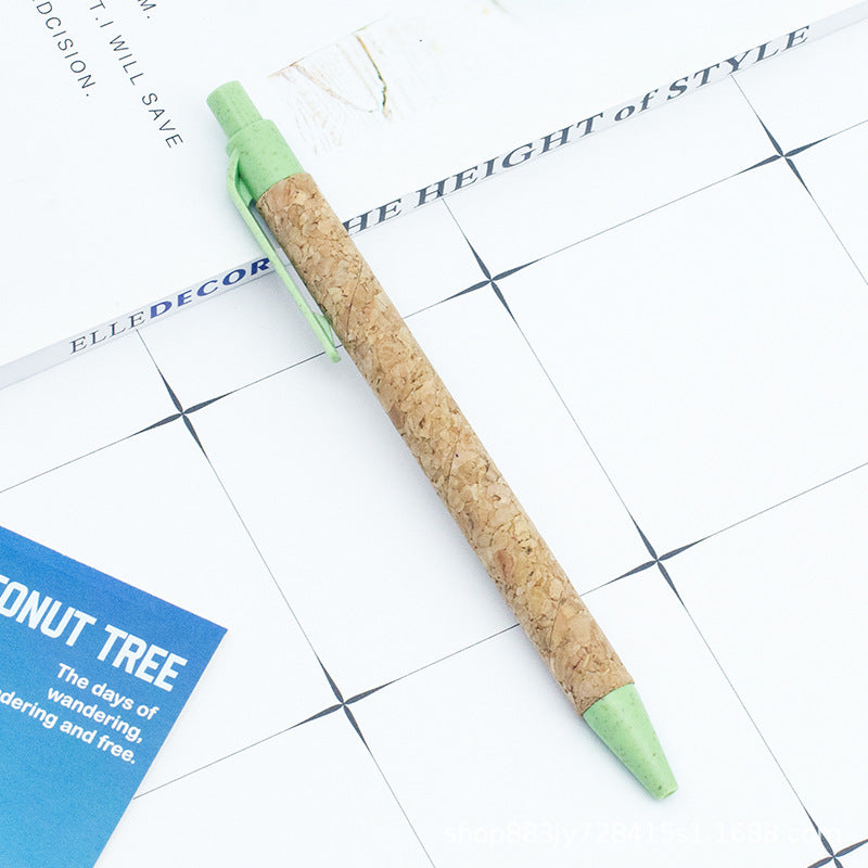 Eco-Friendly Wheat Straw Ballpoint Pen
