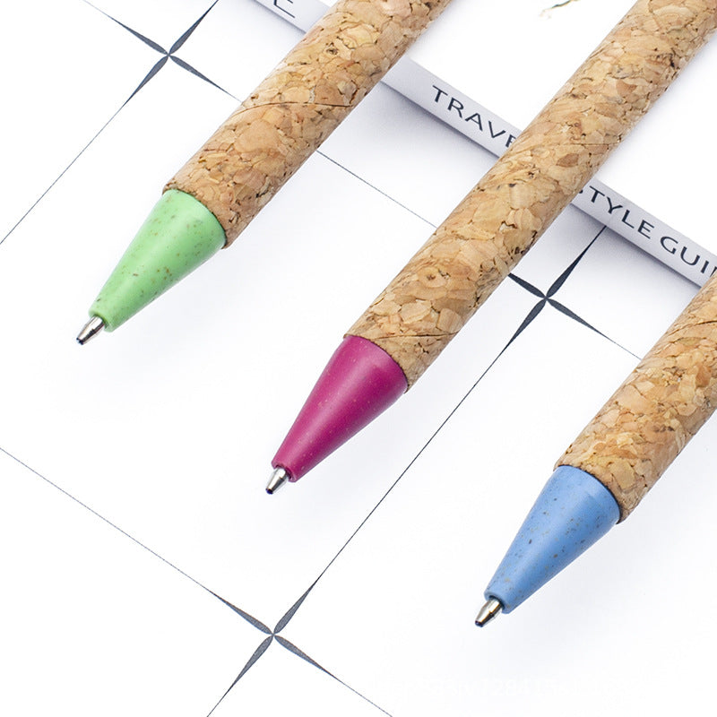 Eco-Friendly Wheat Straw Ballpoint Pen