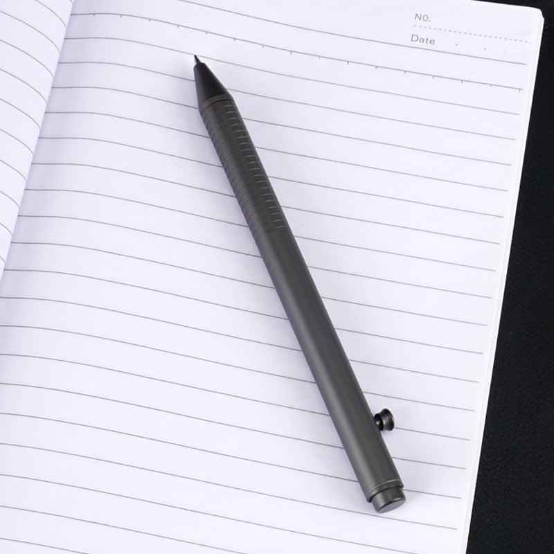 Titanium Alloy Bolt Action Signature Pen