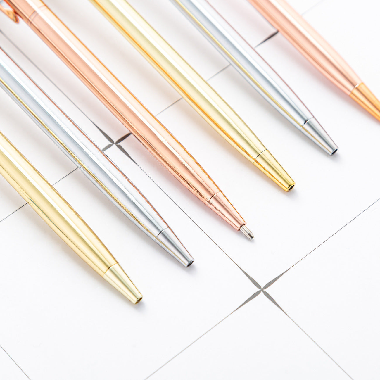 Rotating Stainless Steel Ballpoint Pen