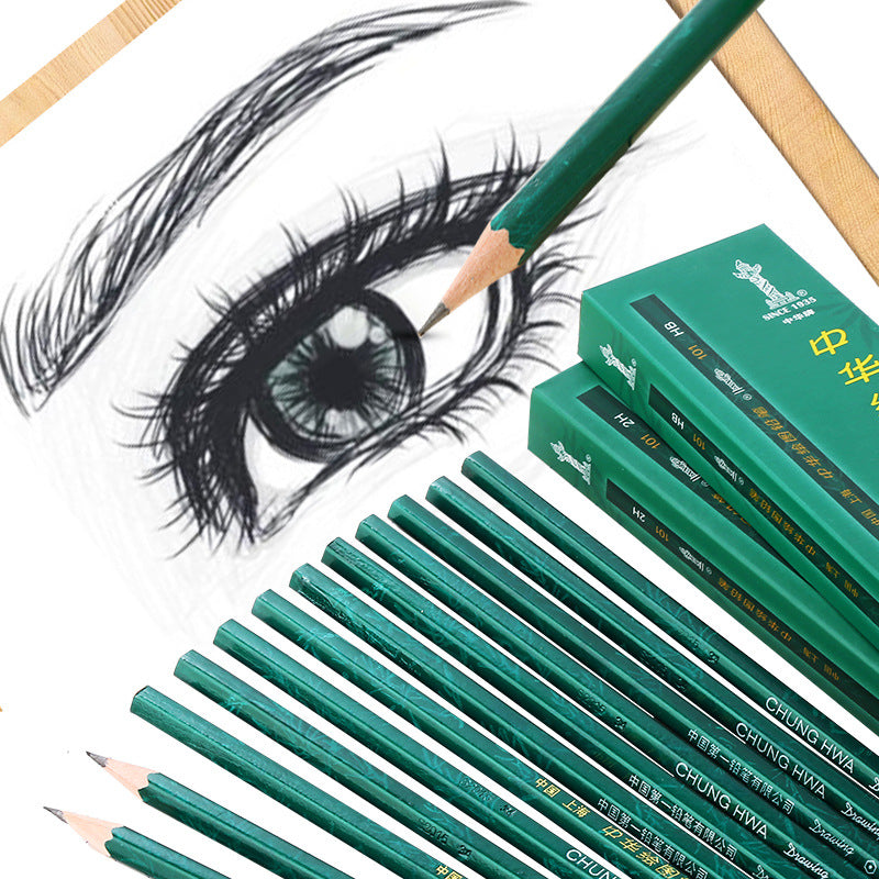 Hexagonal Wooden Pencils for Writing and Sketching