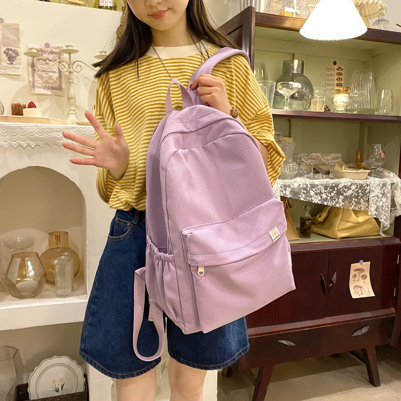 Japanese Style Backpack High School Student Large Capacity