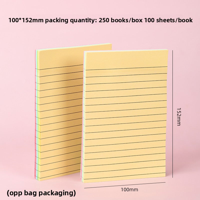 Color Horizontal Line Sticky Notes