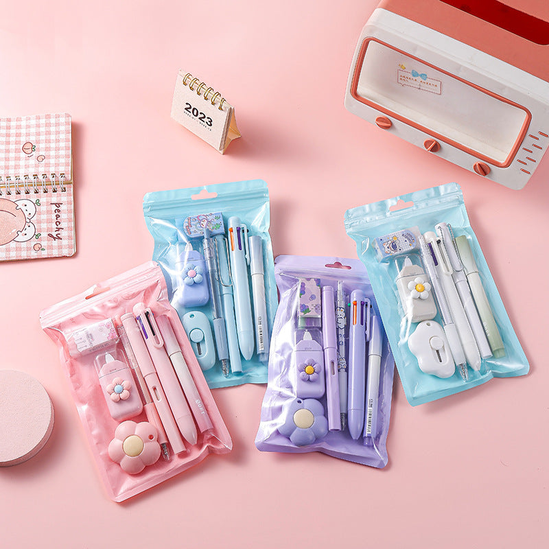 Gradient Color Student Stationery Set