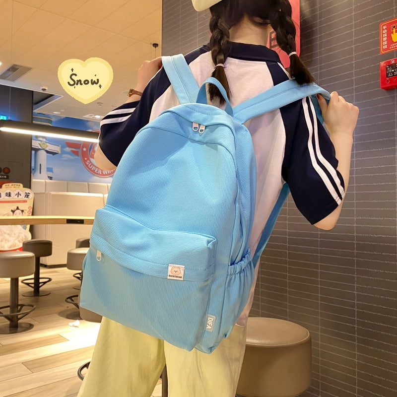 Japanese Style Backpack High School Student Large Capacity