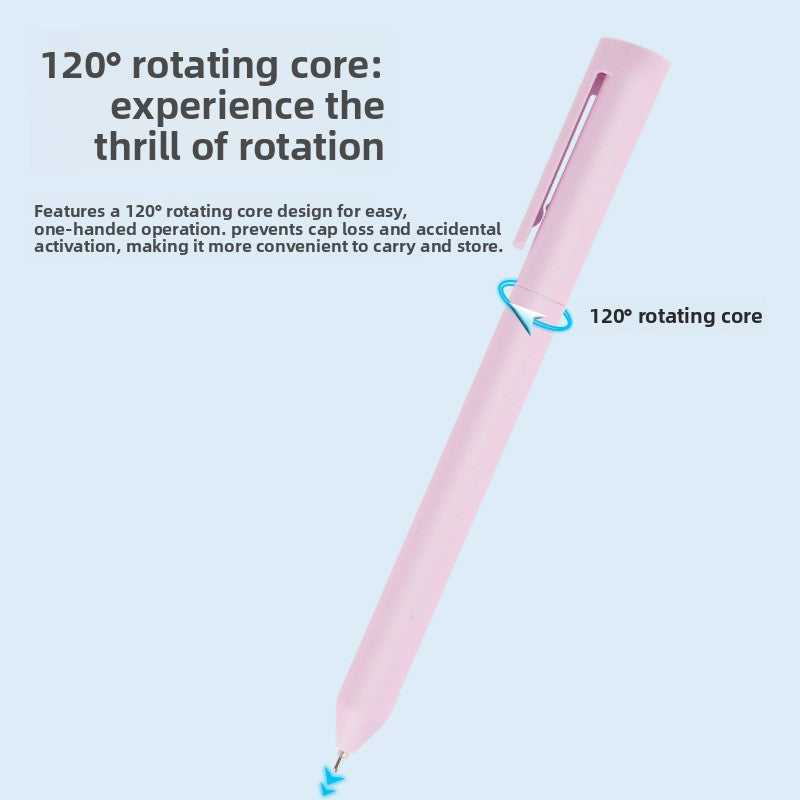 Rotary Gel Pen with Quick-Drying Ink 6 pcs