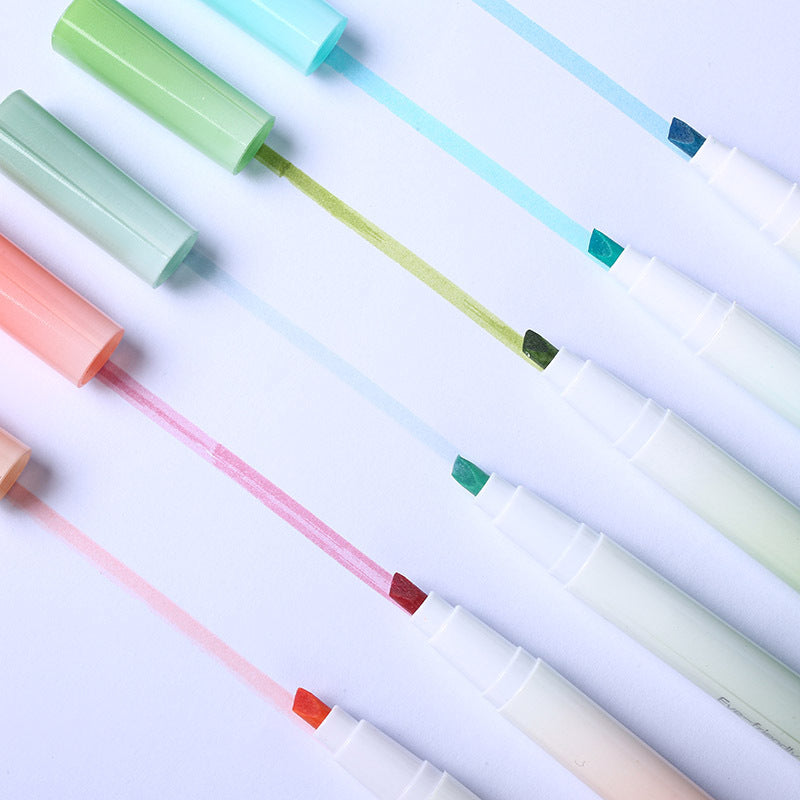 Gradient Color Highlighter Pen for Students and Office Use