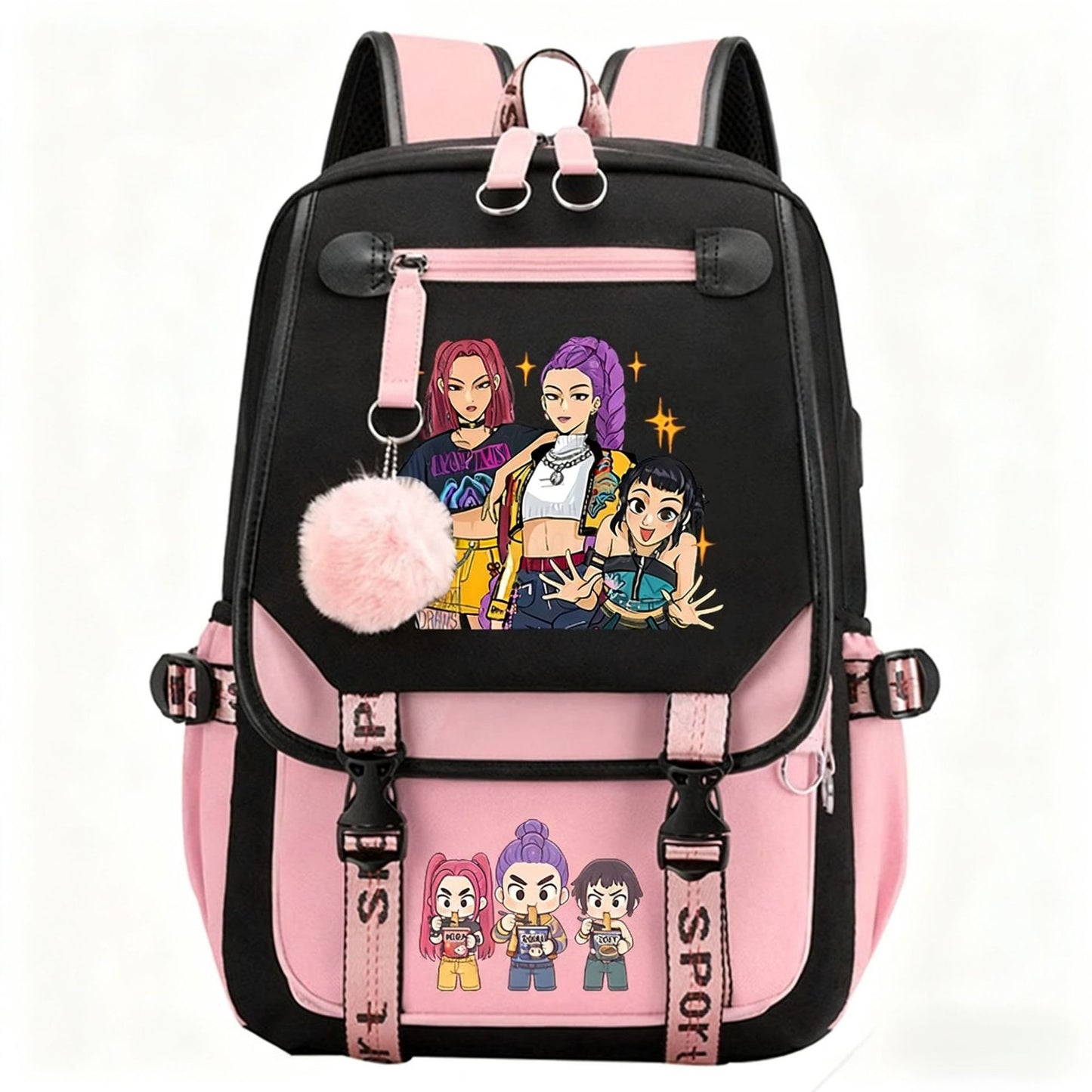 Anime cartoon backpack