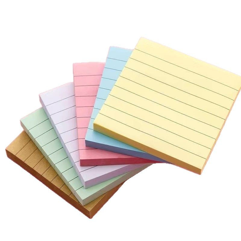 Color Horizontal Line Sticky Notes