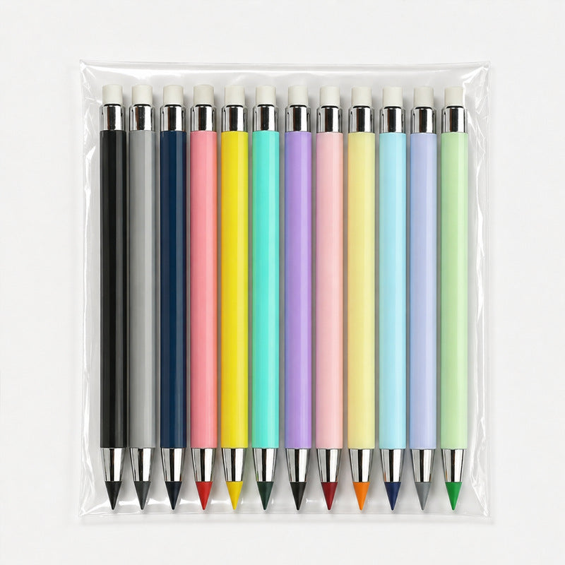 12-Color Eternal Black Technology Pencil