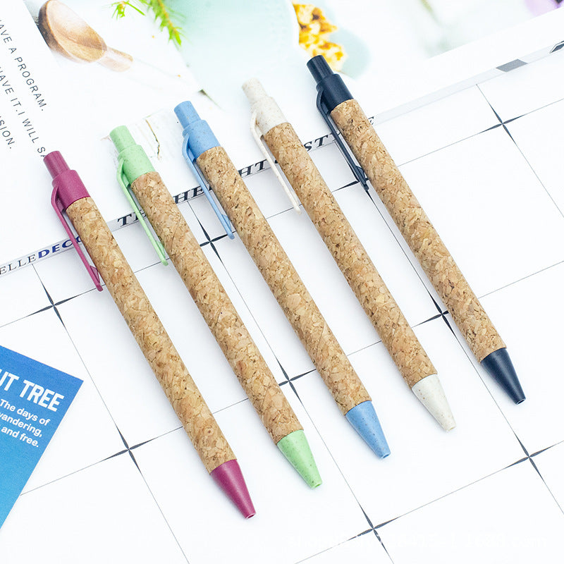 Eco-Friendly Wheat Straw Ballpoint Pen