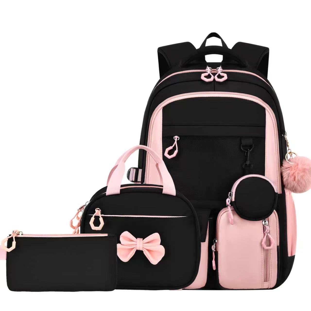 Student Backpack Set with Meal Bag and Pencil Case